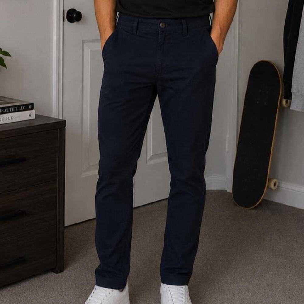 Navy dockers slim fit pants